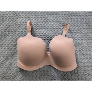 Victoria’s Secret Perfect Shape Bra 38G Nude Wireless Lined Multi Way Strap